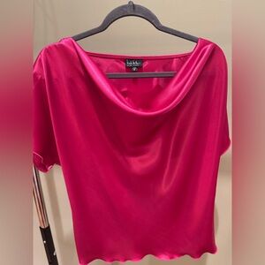 Lush Satin Pink Top